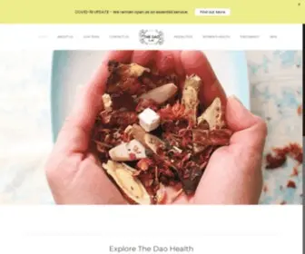 Thedaohealth.com.au(The Dao) Screenshot