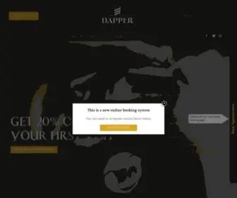 Thedapperman.co.uk(The Dapper Man) Screenshot