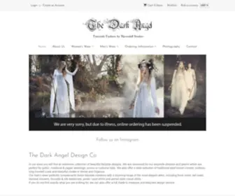 Thedarkangel.com(The Dark Angel Design Co) Screenshot