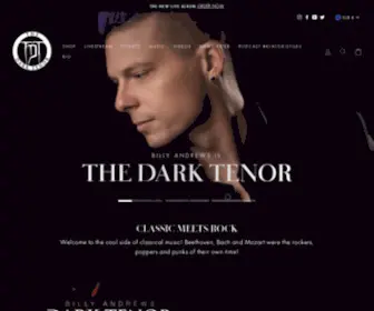 Thedarktenor.com(Die Offizielle Homepage und Shop von The Dark Tenor) Screenshot