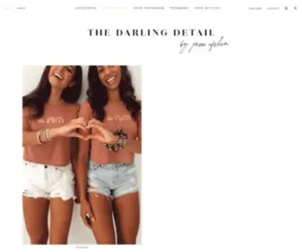 Thedarlingdetail.com(Austin Fashion Blog) Screenshot
