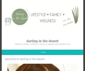 Thedarlinginthedesert.com(Lifestyle) Screenshot