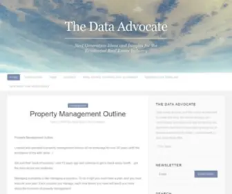 Thedataadvocate.com(The Data Advocate) Screenshot