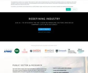 Thedatacity.com(The Data City) Screenshot