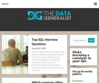 Thedatageneralist.com(The Data Generalist) Screenshot