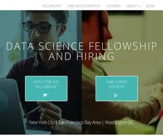 Thedataincubator.com(Data Science Training) Screenshot