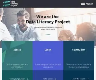 Thedataliteracyproject.org(The Data Literacy Project) Screenshot