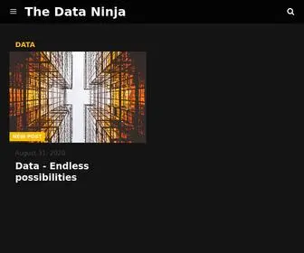 Thedataninja.com(The Data Ninja) Screenshot