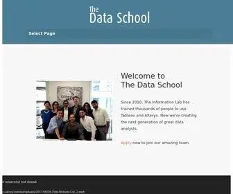 Thedataschool.co.uk(Data School) Screenshot