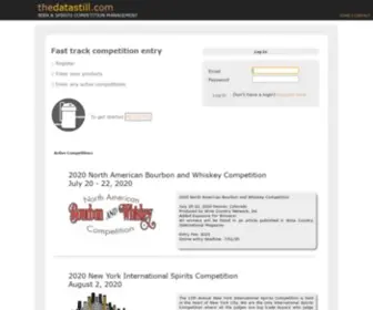 Thedatastill.com(Spirits Competition Registration) Screenshot