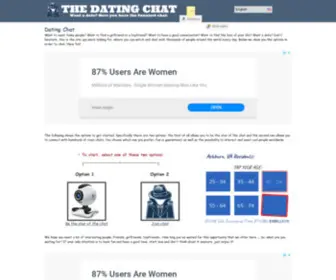 Thedatingchat.com(Want to meet funny people) Screenshot