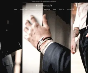 Thedavincigold.com(High-end jewellery brand) Screenshot