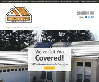 Thedavisroofinggroup.com(Affordable roofing services) Screenshot