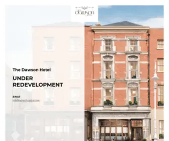 Thedawson.ie(Dublin Hotel) Screenshot