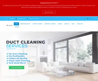 ThedcPros.com(Dryer Vent and Duct Cleaning Services Roseville) Screenshot