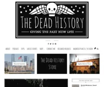Thedeadhistory.com(The Dead History) Screenshot