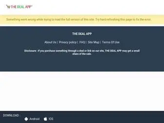 Thedealapp.com(THE DEAL APP) Screenshot