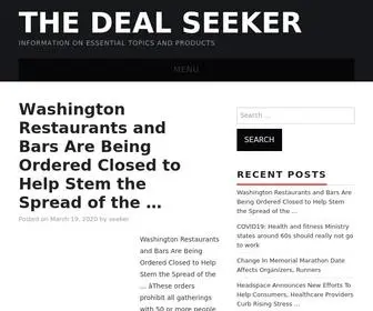 Thedealseeker.com(The Deal Seeker) Screenshot