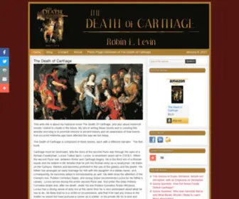 Thedeathofcarthage.com(The Death of Carthage) Screenshot