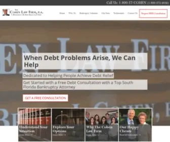 Thedebtlawyers.com(Law Florida Bankruptcy Lawyer and Debt Relief) Screenshot