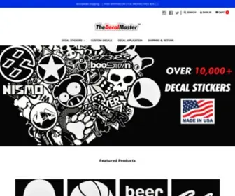 Thedecalmaster.com(The Decal Master) Screenshot