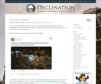 Thedeclination.com(Blogging in the Decline of Western Civilization) Screenshot