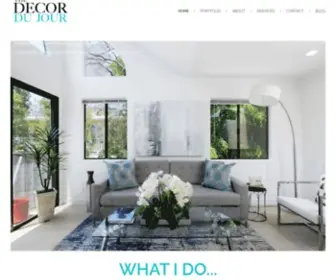 Thedecordujour.com(Sophisticated Decor At Your Fingertips) Screenshot
