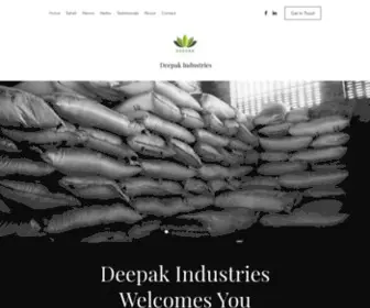 Thedeepakindustries.com(Deepak Industries) Screenshot