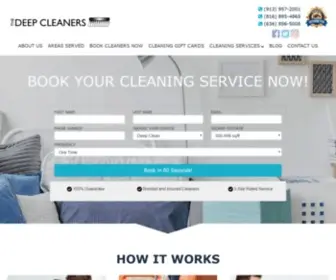 Thedeepcleaners.com(#1 Cleaning Company) Screenshot