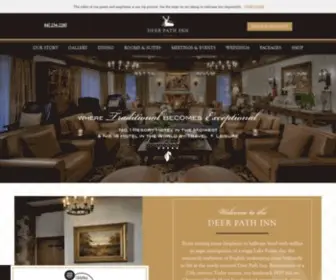 Thedeerpathinn.com(Lake Forest Hotels) Screenshot