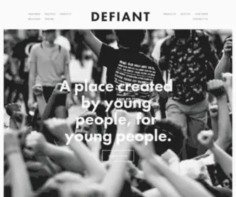 Thedefiantmovement.org(Defiant) Screenshot