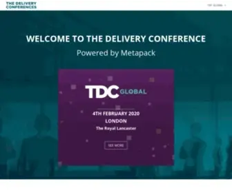 Thedeliveryconference.com(THE DELIVERY CONFERENCE 2020) Screenshot
