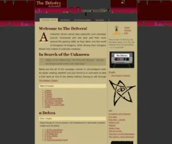 Thedelvers.com(The Delvers) Screenshot