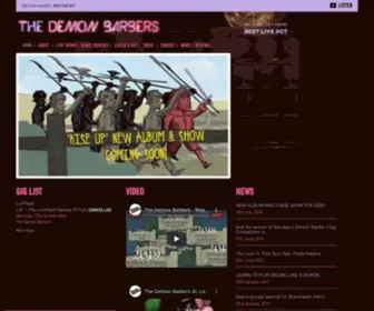 Thedemonbarbers.co.uk(Maverick English Folk) Screenshot