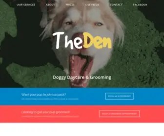 Thedenburlington.ca(Doggy Daycare) Screenshot