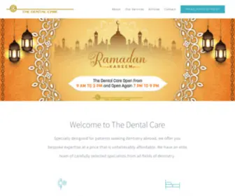 Thedentalcare.com.bd(Dental Hospital Dhaka) Screenshot