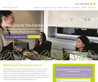 Thedentalcentrelondon.com(Dentist in London) Screenshot