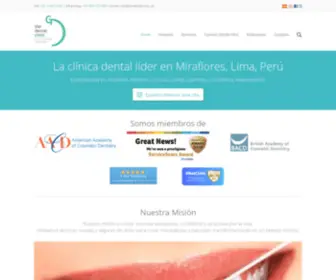 Thedentalclinic.pe(The Dental Clinic Peru) Screenshot