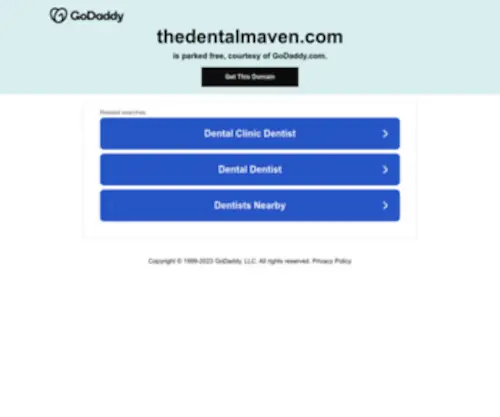 Thedentalmaven.com(The Dental Maven) Screenshot