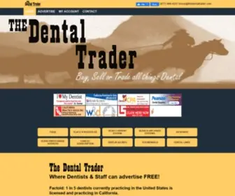 Thedentaltrader.com(The Dental Trader) Screenshot