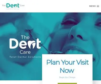 Thedentcares.com(The Dent Care) Screenshot