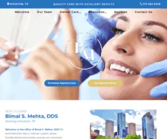 Thedentistofhouston.com(Dentist In Houston) Screenshot