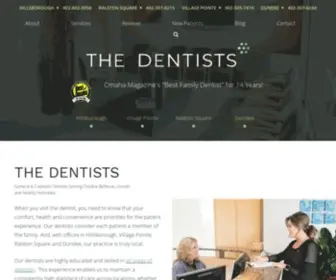 Thedentistsomaha.com(Omaha Dentist) Screenshot