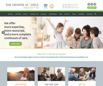 Thedenverhospice.org(The Denver Hospice) Screenshot