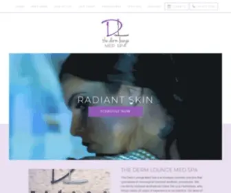 Thedermlounge.com(Dallas, TX MedSpa) Screenshot