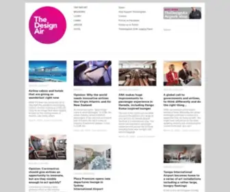 Thedesignair.net(The world's leading resource for aviation design and product news) Screenshot