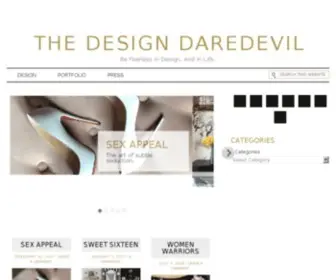 Thedesigndaredevil.com(Home Fashion Design) Screenshot