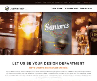 Thedesigndepartment.net(The Design Department) Screenshot