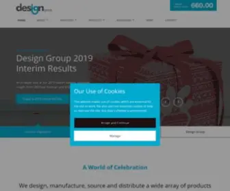 Thedesigngroup.com(The official website of IG Design Group Plc) Screenshot
