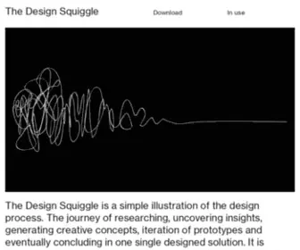 Thedesignsquiggle.com(The Design Squiggle) Screenshot